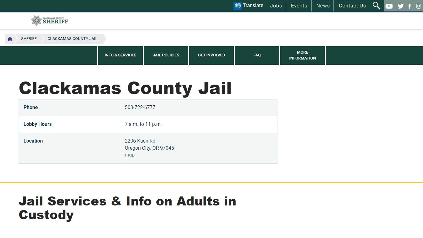 Clackamas County Jail