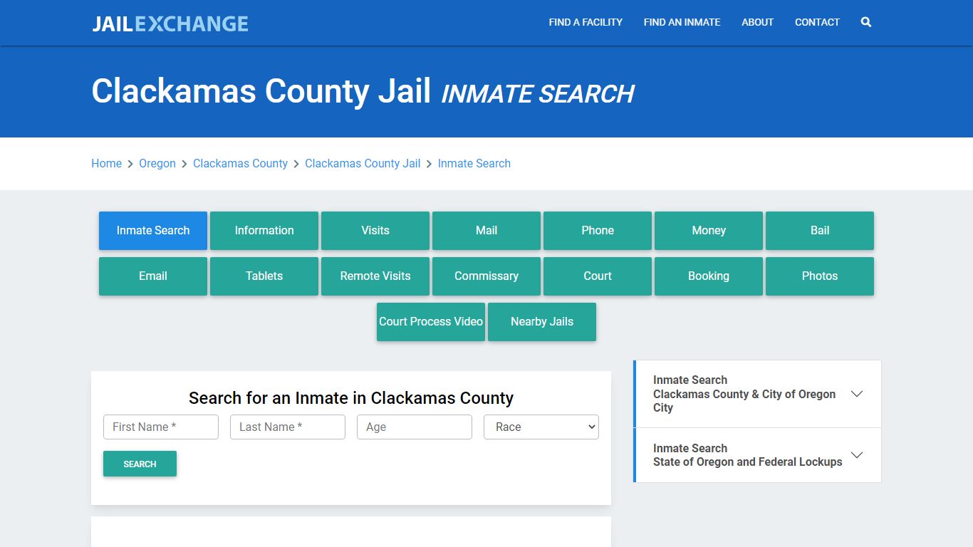 Clackamas County Jail, OR Inmate Search: Roster & Mugshots